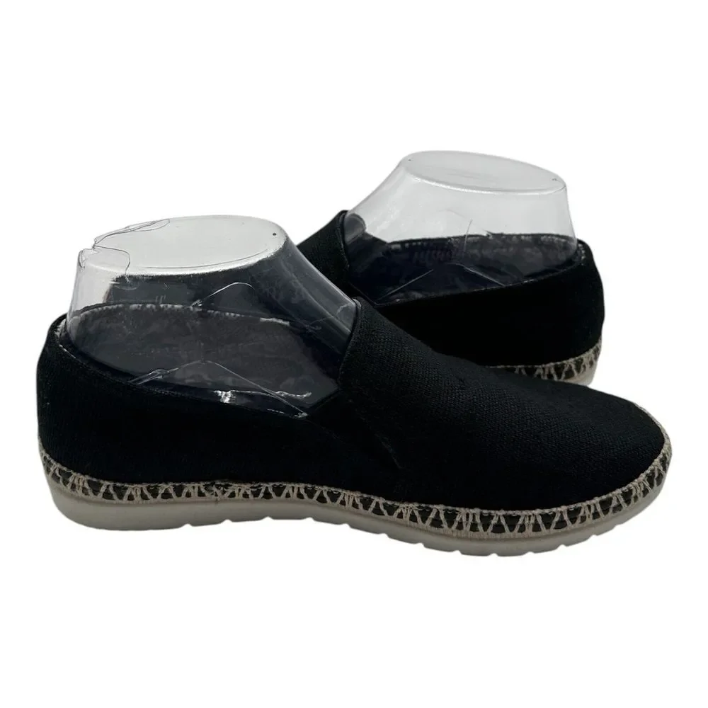 Skechers BOBS Flexpadrille 3.0 Shoes Womens 6.5 Black Slip On Espadrilles 113091